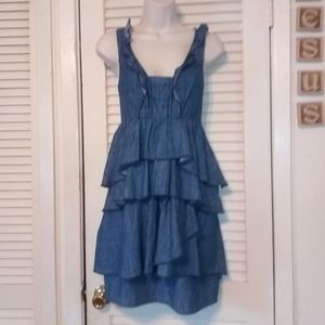 SIZE LG CP DENIM DRESS